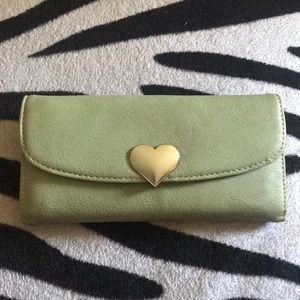 Cute olive green wallet